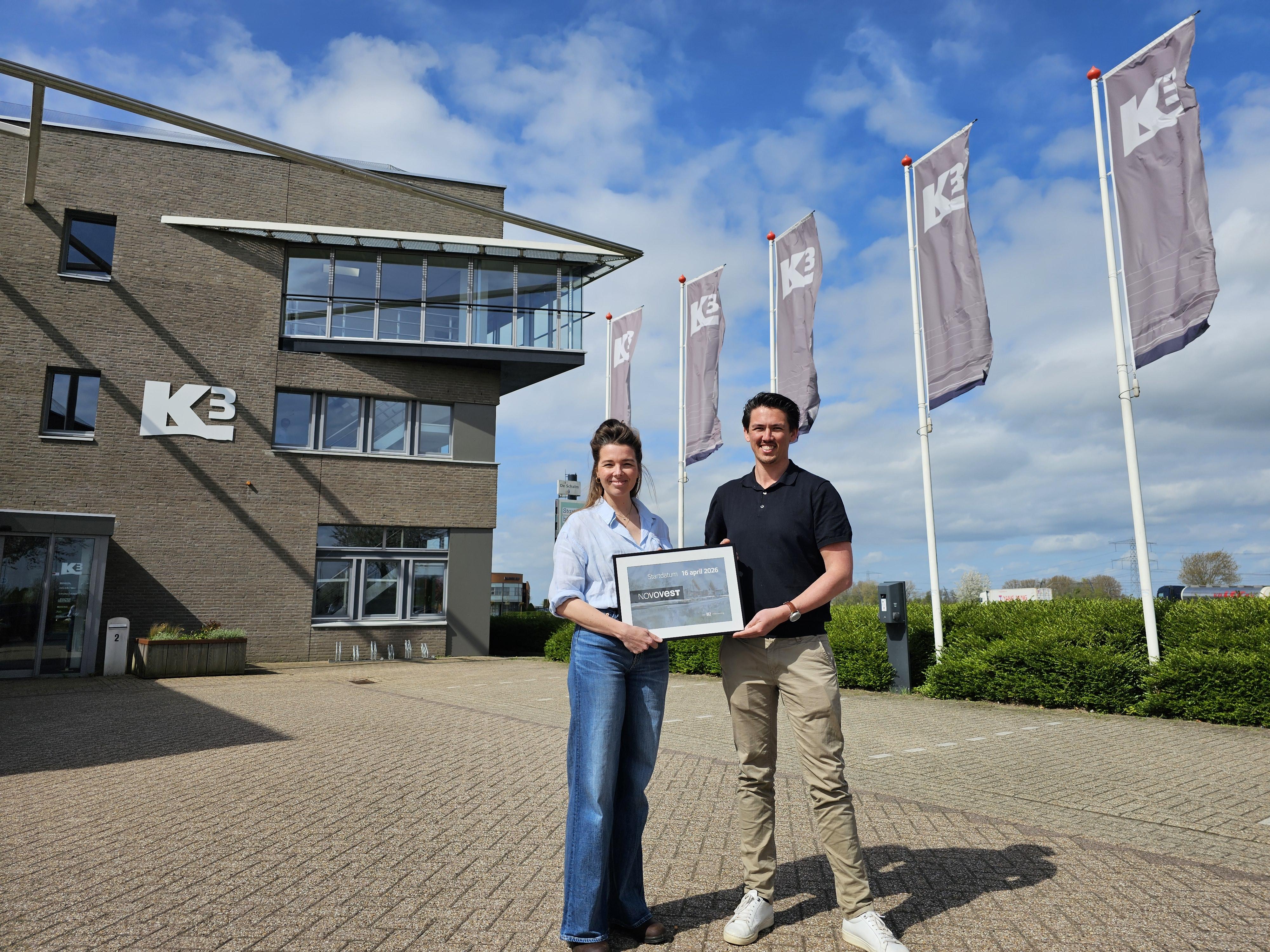 Vivian en Sam bij lancering Novovest